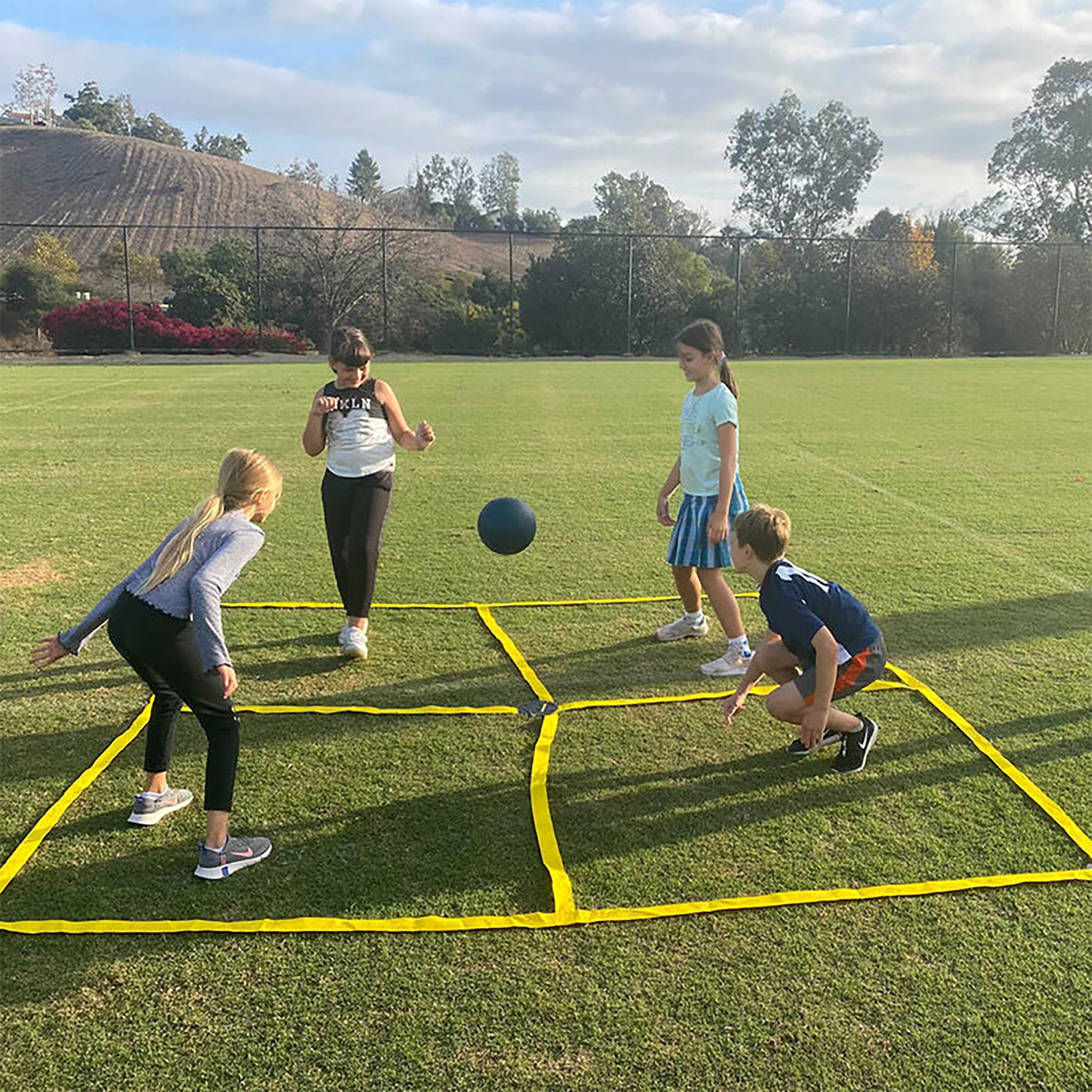 CROSSNET® Portable Four-Square Game