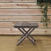 Coral Springs Aluminum Side Table - Taupe