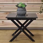 Coral Springs Aluminum Side Table - Charcoal