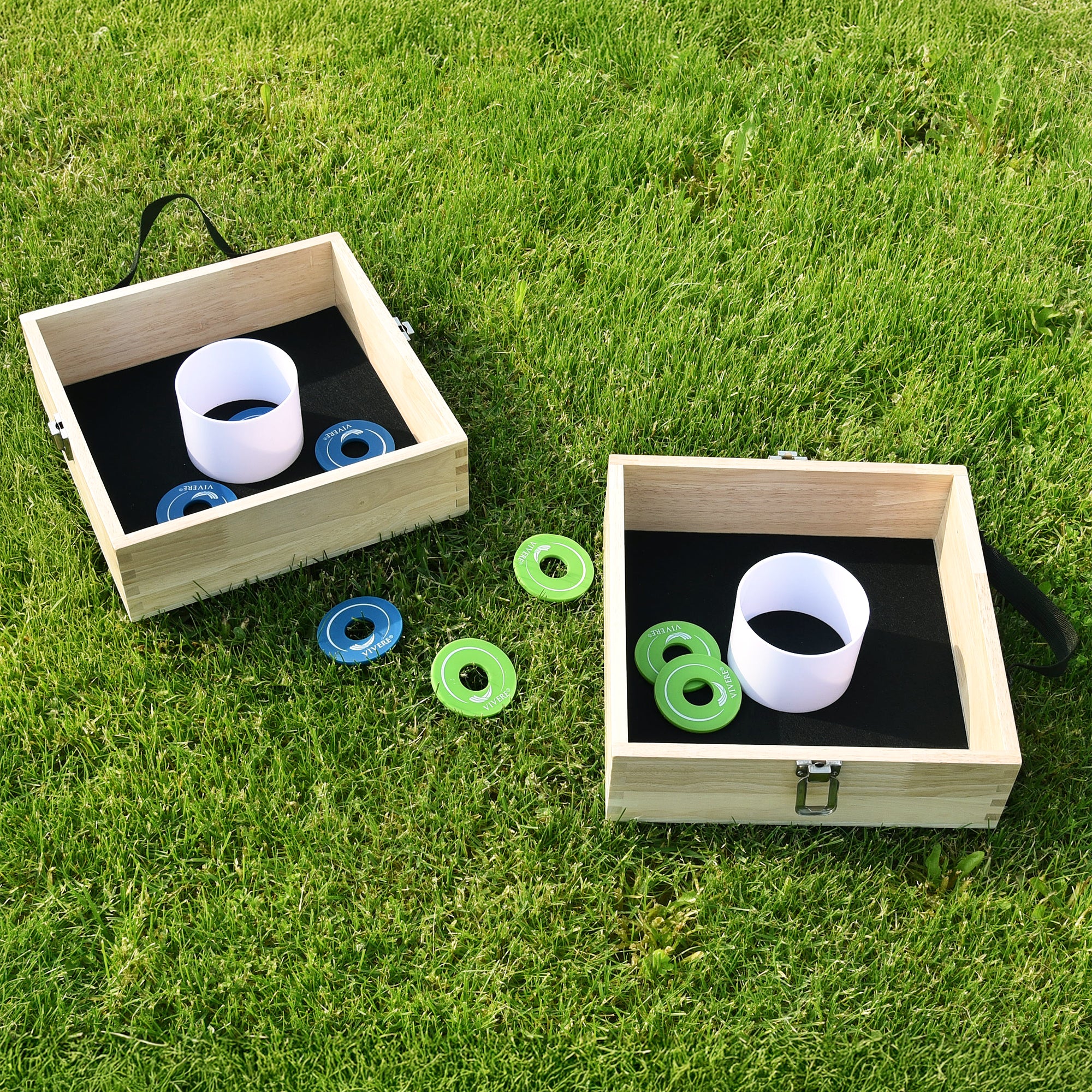 Washer Toss Tournament Edition Outdoor Game - Blue & Green