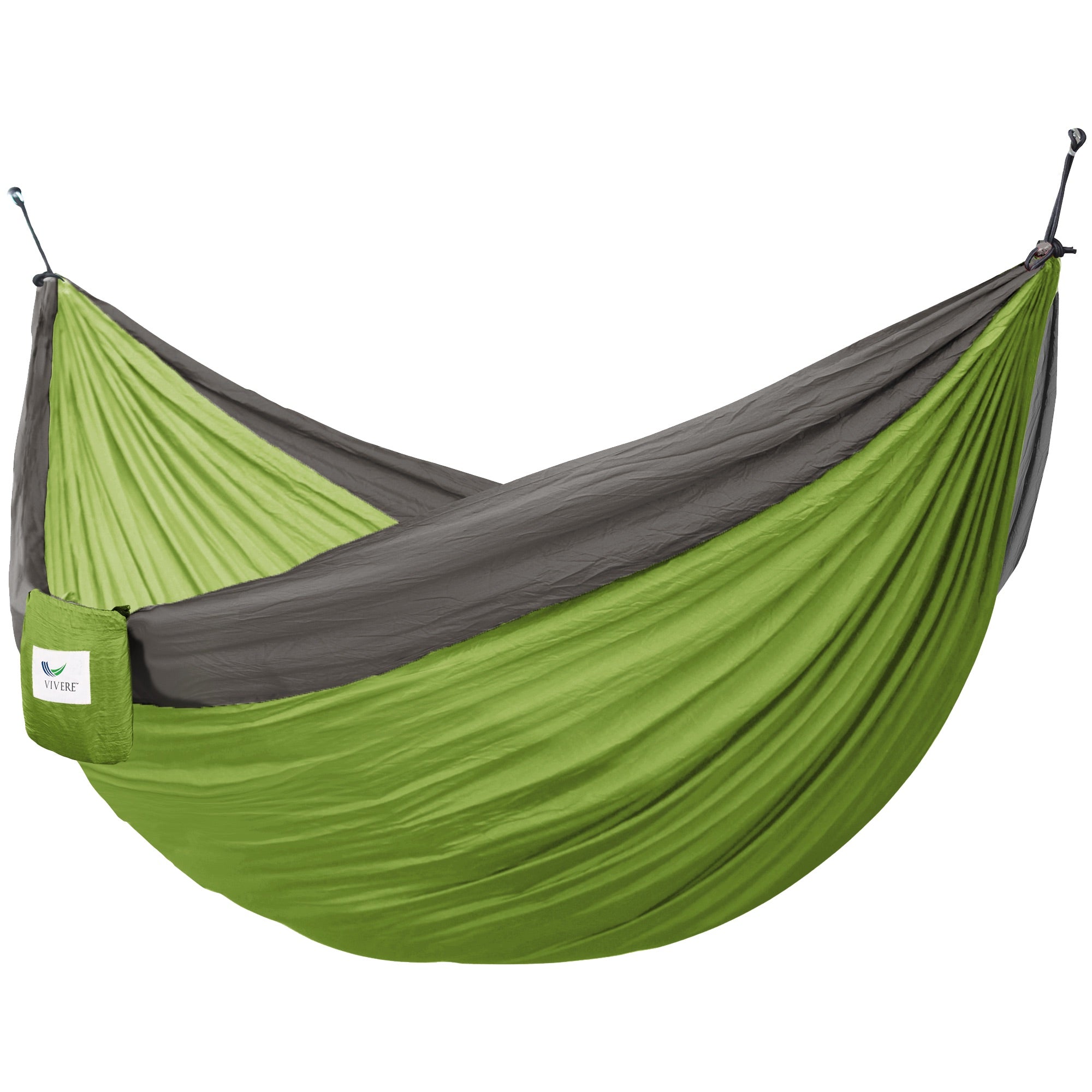 hängematte lightweight Vivere Parachute Double Hammock Storm/Apple