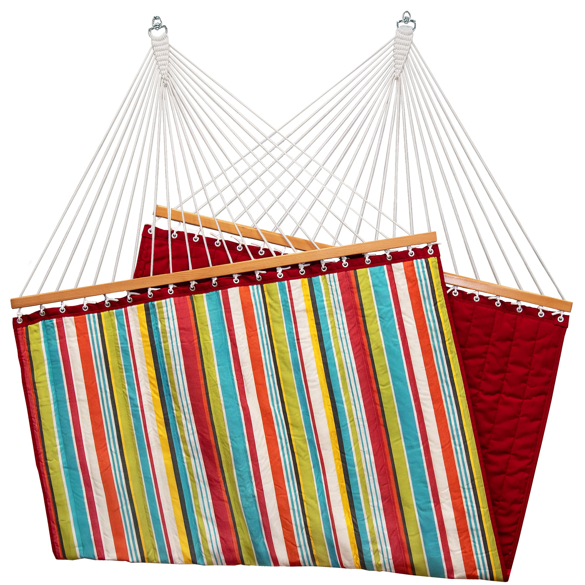 Quilted Fabric Spreader Bar Hammock