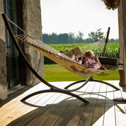 Steel Arc Hammock Stand (15ft/467cm) - Oil Rubbed Bronze