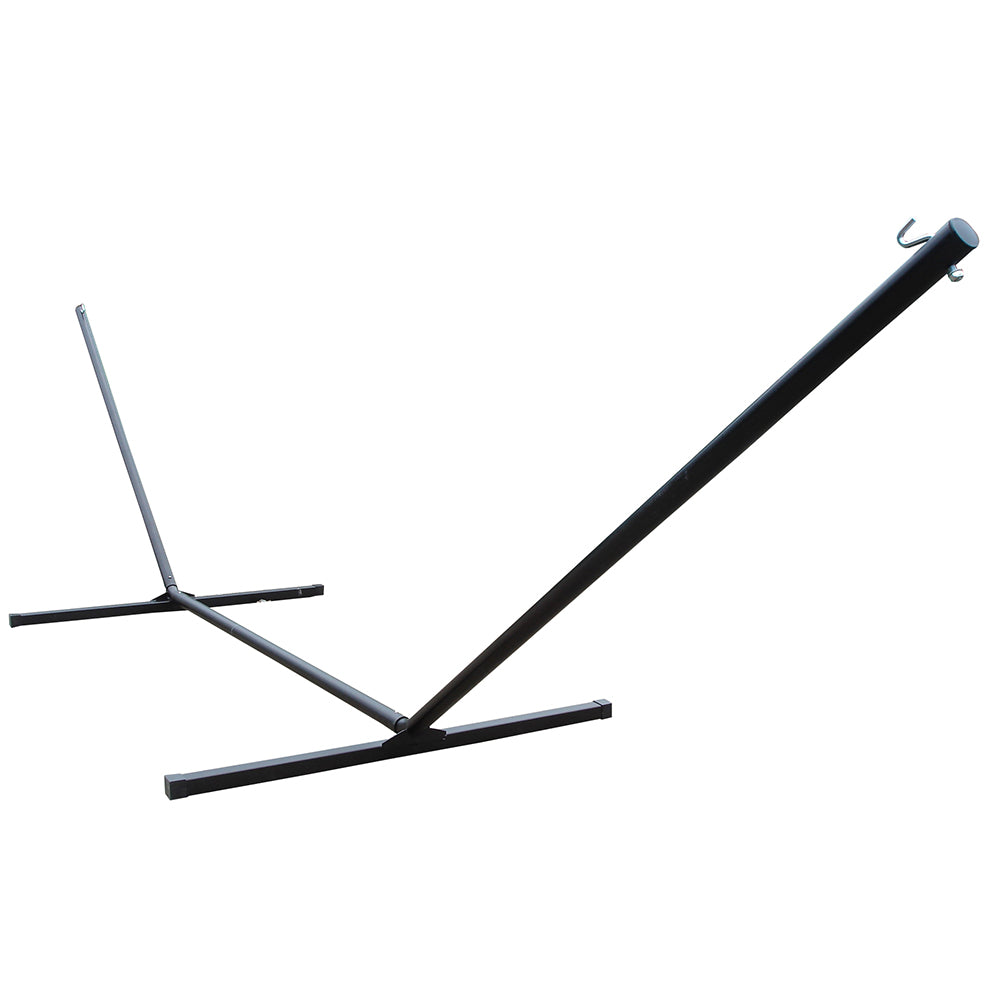 Steel 3-Beam Hammock Stand (15ft/457cm) - Black