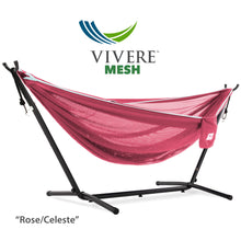 Load image into Gallery viewer, Double Mesh Hammock with Stand (9ft/280cm)
