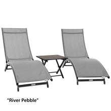Load image into Gallery viewer, Coral Springs 3 pc Aluminum Lounger Set
