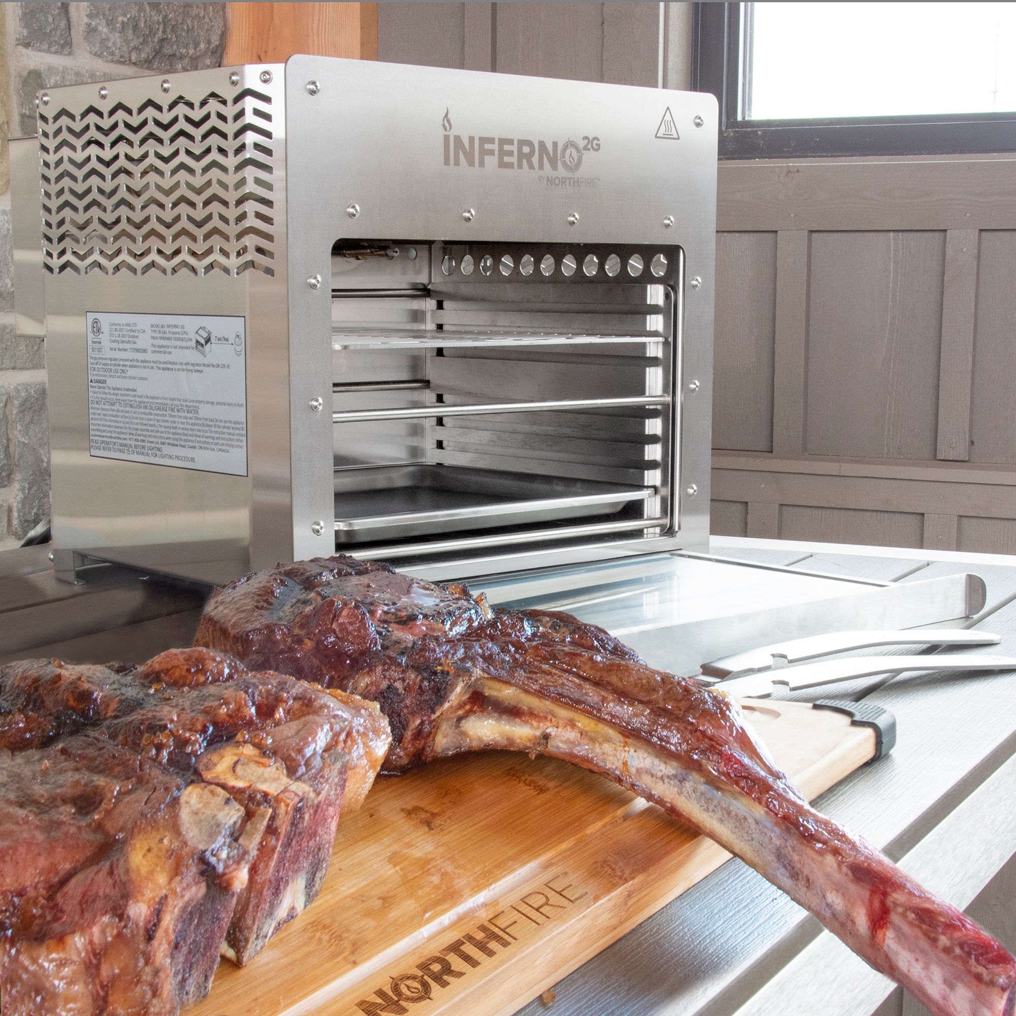 INFERNO2G Double Gourmet Infrared Cooking Grill