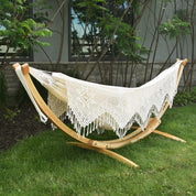 Solid Pine Arc Hammock Stand (10ft/305 cm) - Natural