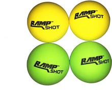 Load image into Gallery viewer, RampShot Authentic Replacement Balls - 2 Green and 2 Yellow for RampShot Game
