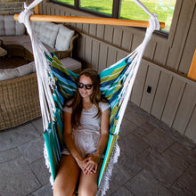 Load image into Gallery viewer, Brazilian Hammock Chair - Cayo Reef
