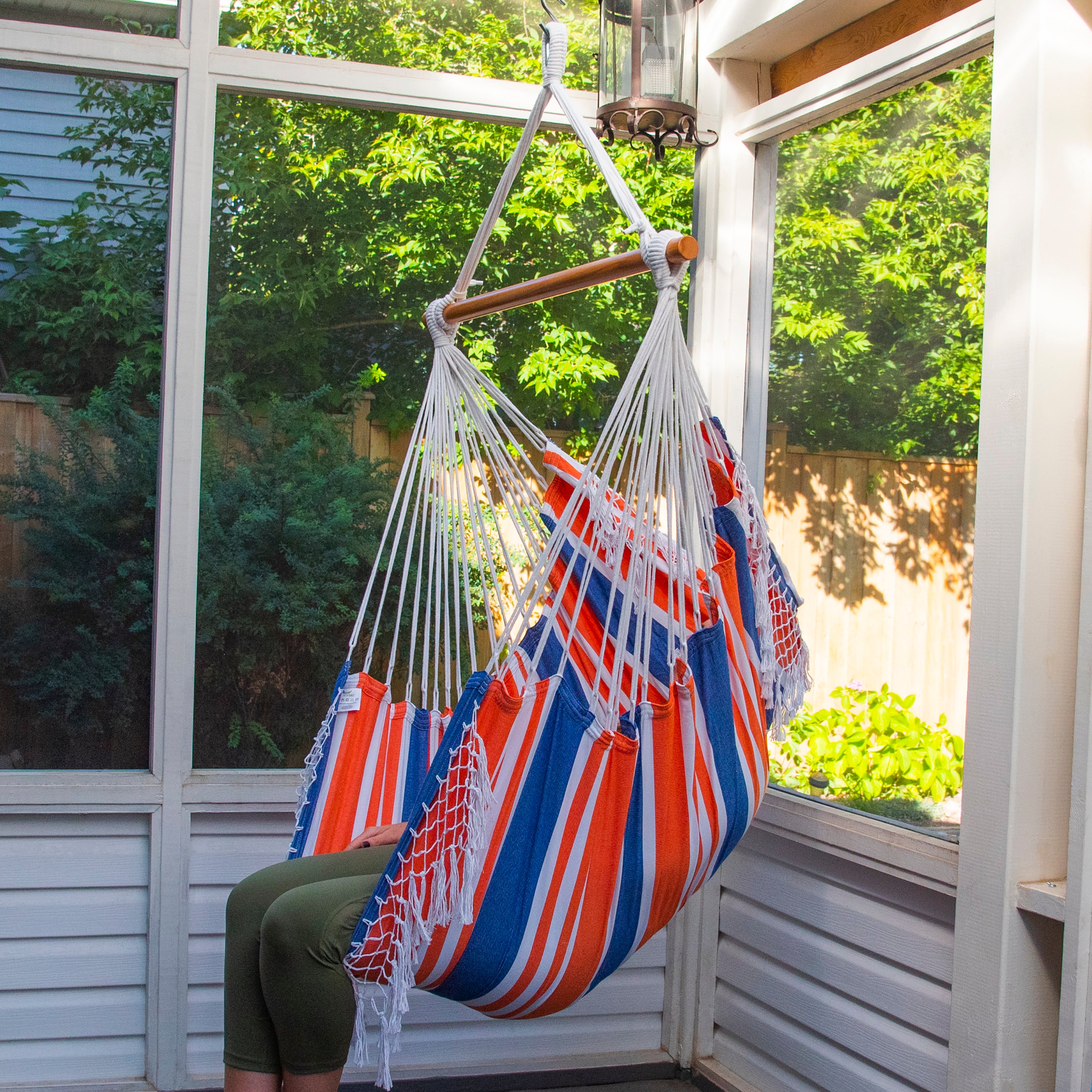 Brazilian Hammock Chair - Orange Punch – Vivere USA