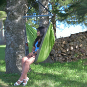 Parachute Hammock Chair - Apple & Storm