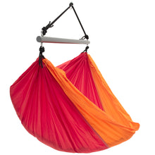 Load image into Gallery viewer, Parachute Hammock Chair - Punch &amp; Peach
