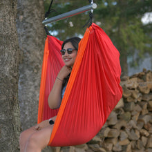 Load image into Gallery viewer, Parachute Hammock Chair - Punch &amp; Peach
