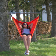 Load image into Gallery viewer, Parachute Hammock Chair - Punch &amp; Peach
