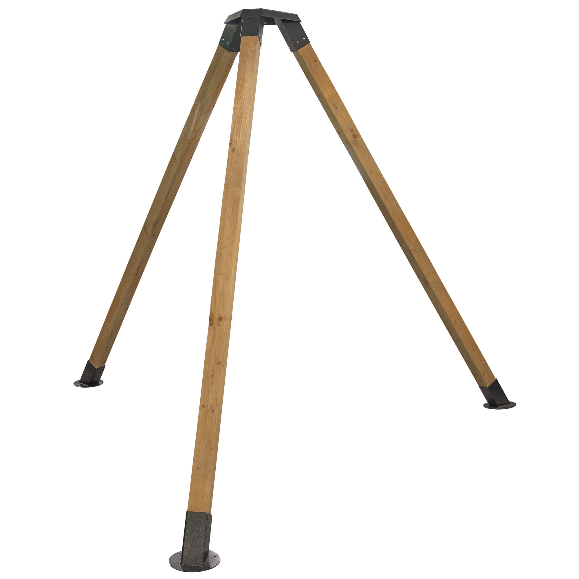 Steel Tripod BRAKITS for 4x4 Posts - Black