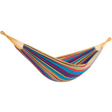 Load image into Gallery viewer, Brazilian Style Cotton Hammock - Tropical
