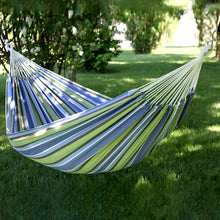 Load image into Gallery viewer, Brazilian Style Cotton Hammock - Oasis
