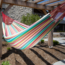 Load image into Gallery viewer, Brazilian Style Cotton Hammock - Salsa
