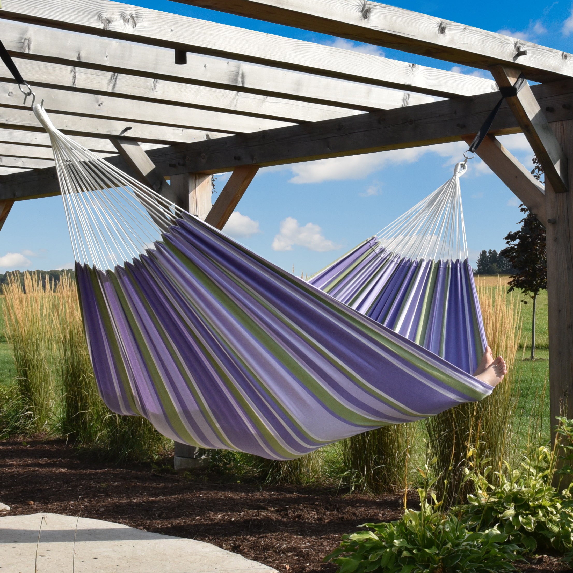 Brazilian Style Cotton Hammock - Tranquility