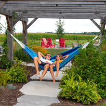 Load image into Gallery viewer, Brazilian Style Cotton Hammock - Island Breeze
