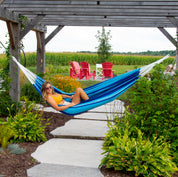 Brazilian Style Cotton Hammock - Island Breeze