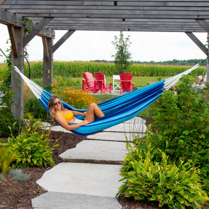 Brazilian Style Cotton Hammock - Island Breeze