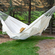 Load image into Gallery viewer, Deluxe Brazilian Style Cotton Hammock (Double) - Natural
