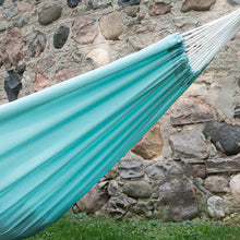 Load image into Gallery viewer, Brazilian Style Polyester Hammock - Aqua
