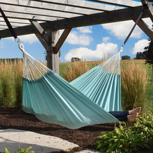 Load image into Gallery viewer, Brazilian Style Polyester Hammock - Aqua
