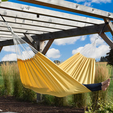 Load image into Gallery viewer, Brazilian Style Polyester Hammock - Yellow
