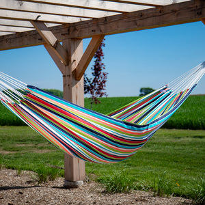 Brazilian Style Sunbrella Hammock - Carousel Confetti