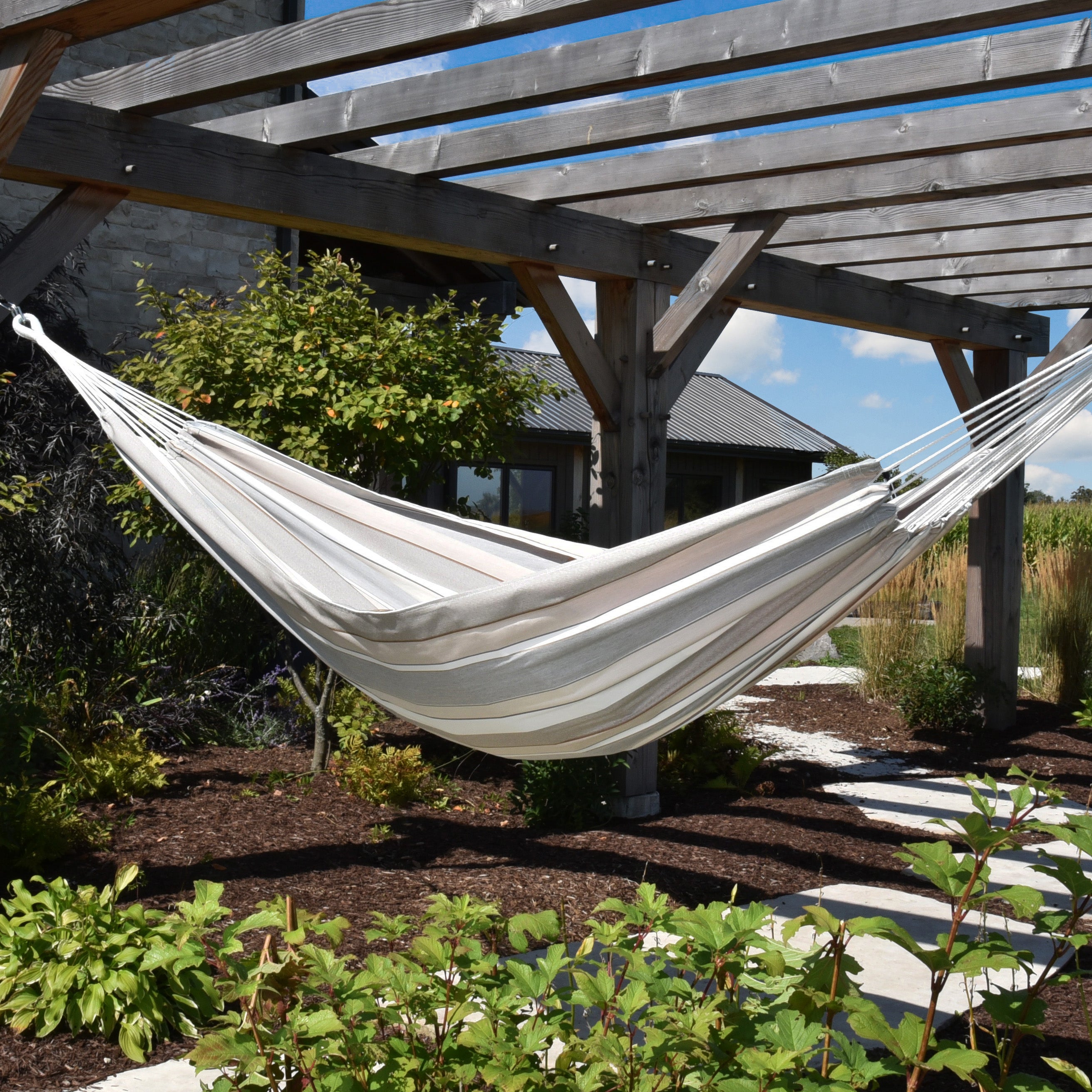 Brazilian Style Sunbrella® Hammock - Dove