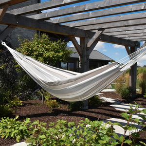 Brazilian Style Sunbrella Hammock - Dove