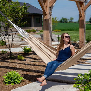 Brazilian Style Sunbrella Hammock - Sand