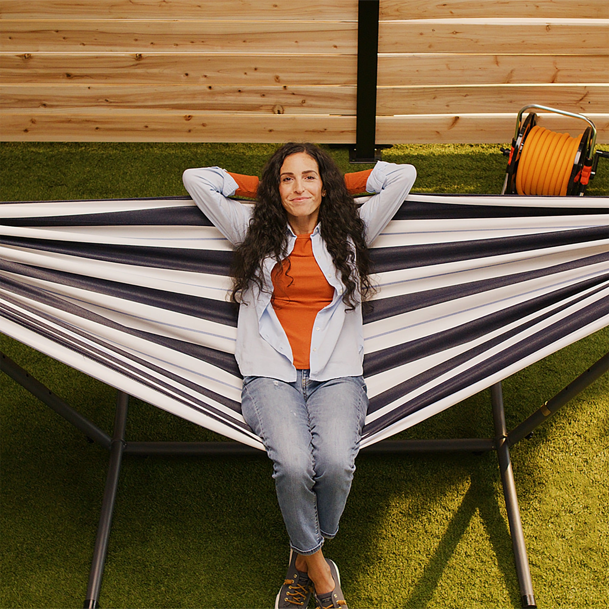 Brazilian Style Sunbrella® Hammock - Harbor