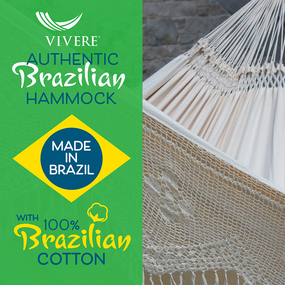 Authentic Brazilian Elegant Hammock - Antique