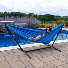 Load image into Gallery viewer, Latin Double Cotton Hammock - Laguna
