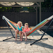 Double Polyester Hammock with Stand (9ft/280cm) - Ciao