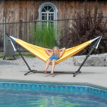 Load image into Gallery viewer, Brazilian Style Polyester Hammock - Yellow
