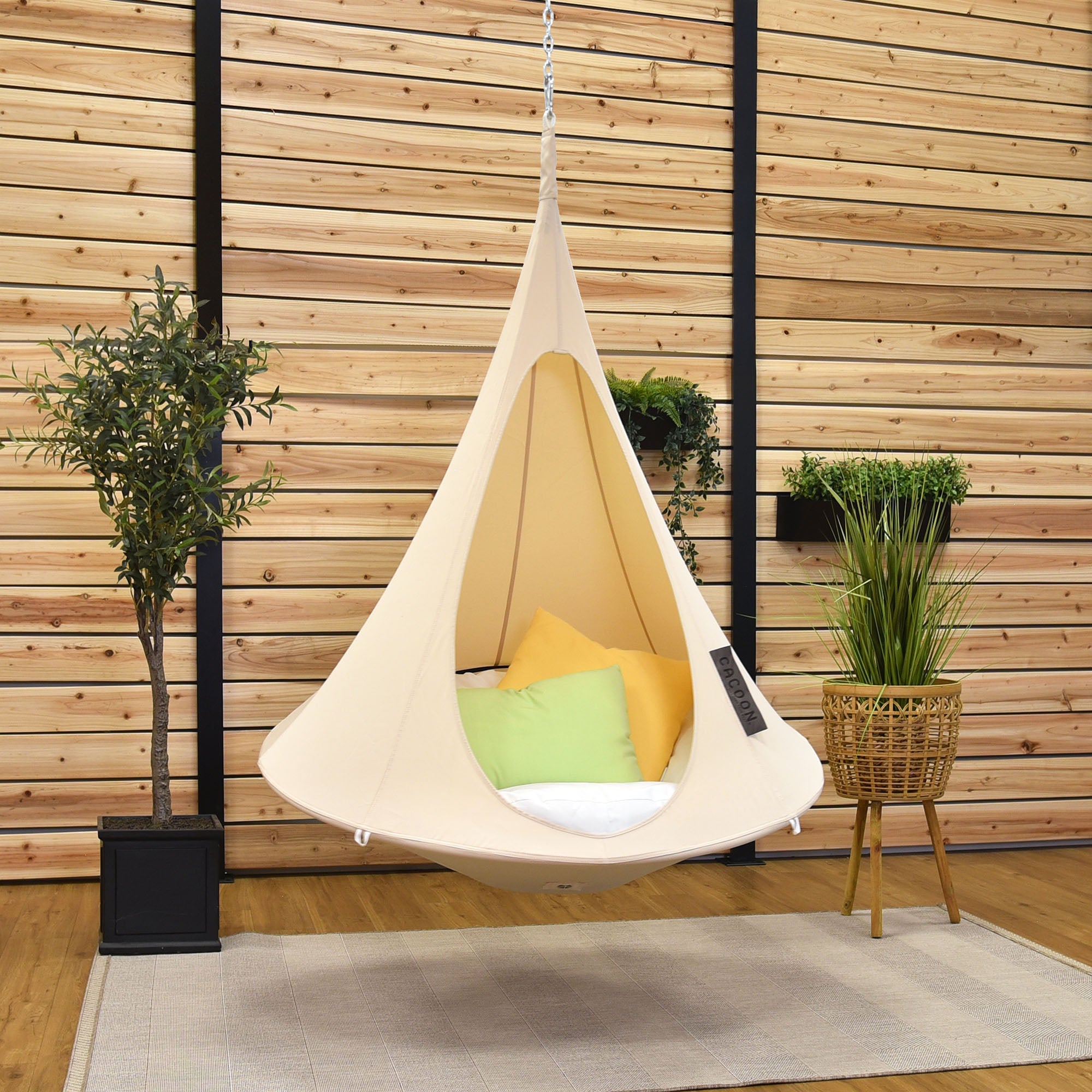 hanging cocoon chair indoor