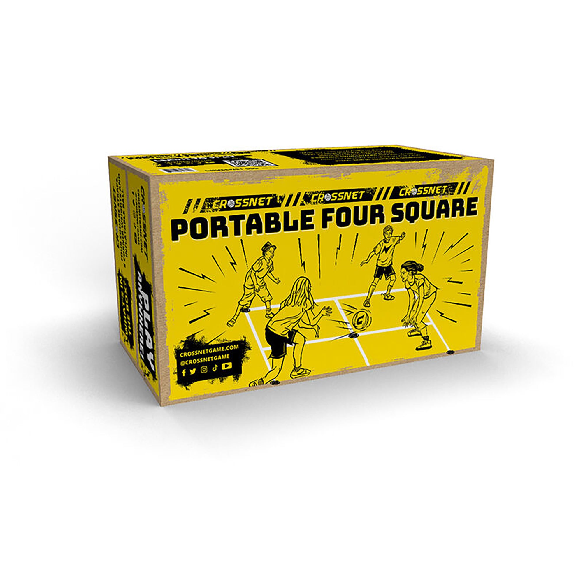 CROSSNET® Portable Four-Square Game