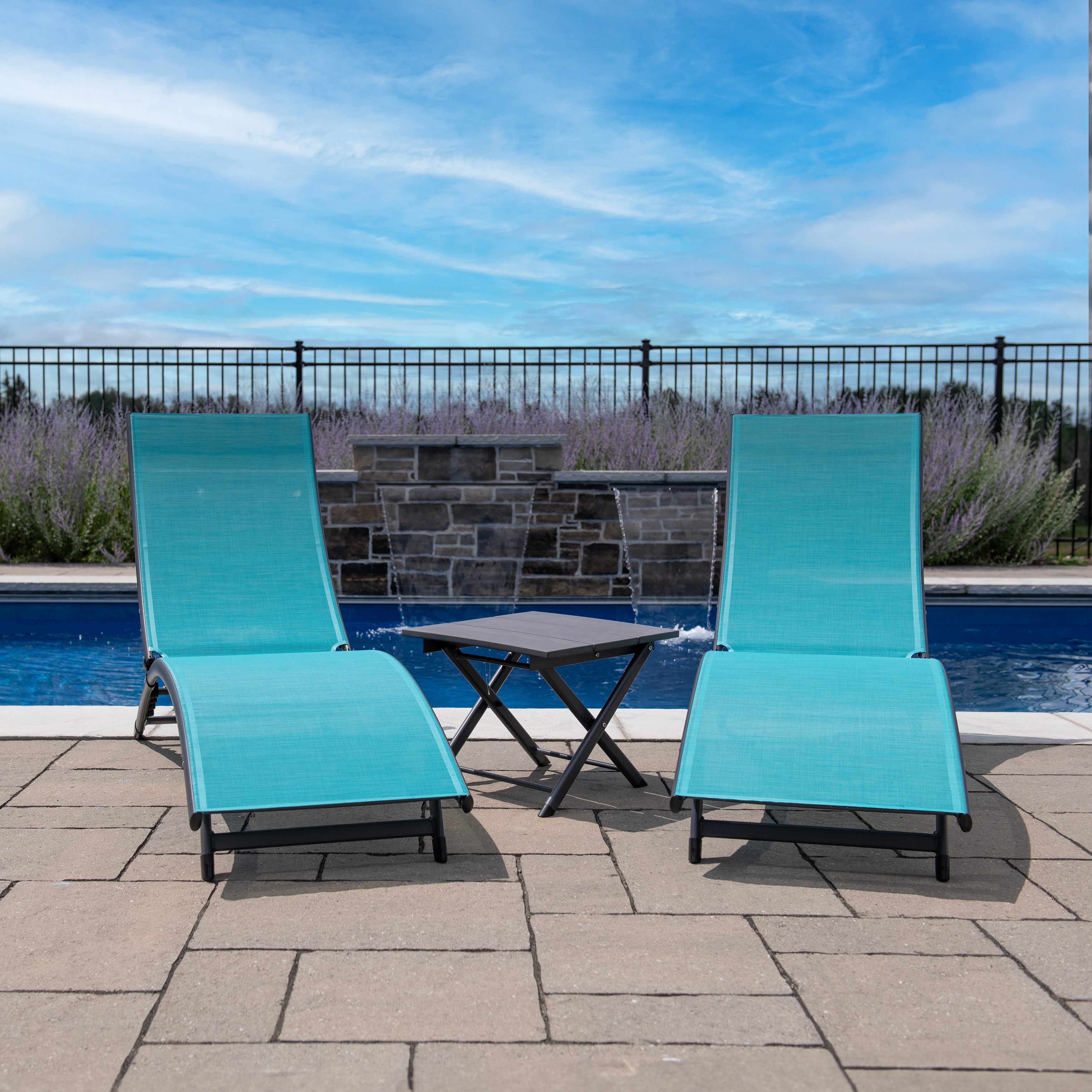 Coral Springs Phifer & Aluminum Lounger Set - Thumbnail 4