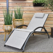 Dockside Phifer® & Aluminum Sun Lounger - Haven