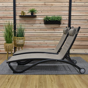 Glendale Phifer® & Aluminum Lounger Set (2pc) - Granite