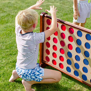 Giant 4-in-Row Game in Blue & Red