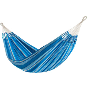 Latin Double Cotton Hammock - Azul