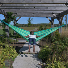 Load image into Gallery viewer, Latin Double Cotton Hammock - Viridis
