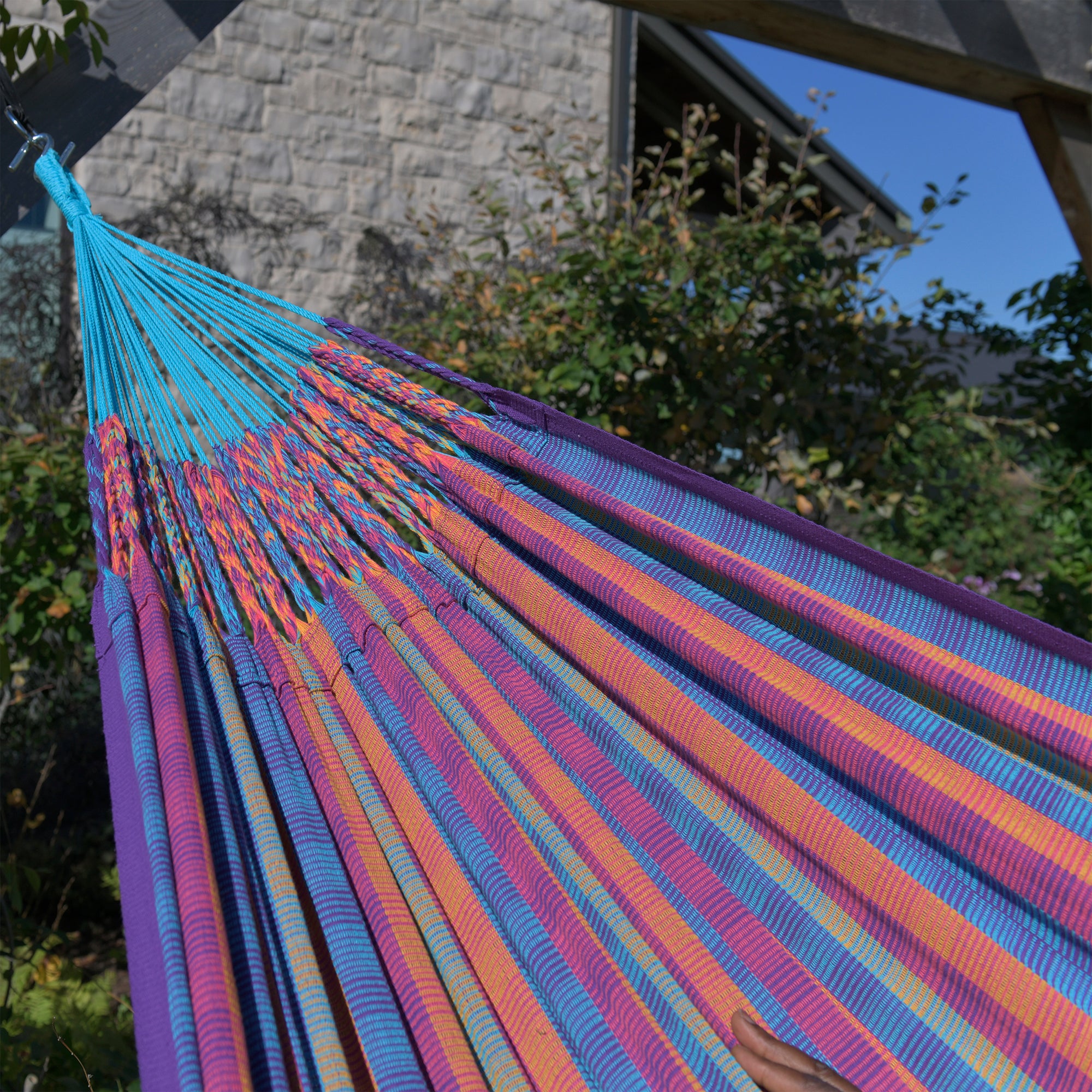 Latin Double Cotton Hammock - Bella Vida