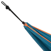 Mesh Camping Hammock - Turquoise & Orange